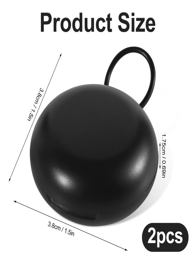 XIHIRCD 2pcs Ear Plug Carrying Cases, Mini Portable Earplug Case Earbud Organizer Holder with Lanyard Ear Bud Small Storage Box for Travel Business Outdoor Activities Trinkets and Pills(White, Black) - Image 2